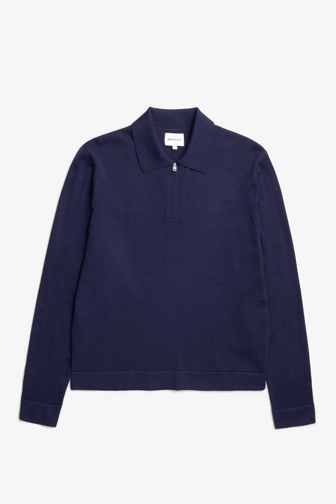 NORSE PROJECTS TECH MERINO CREPE POLO